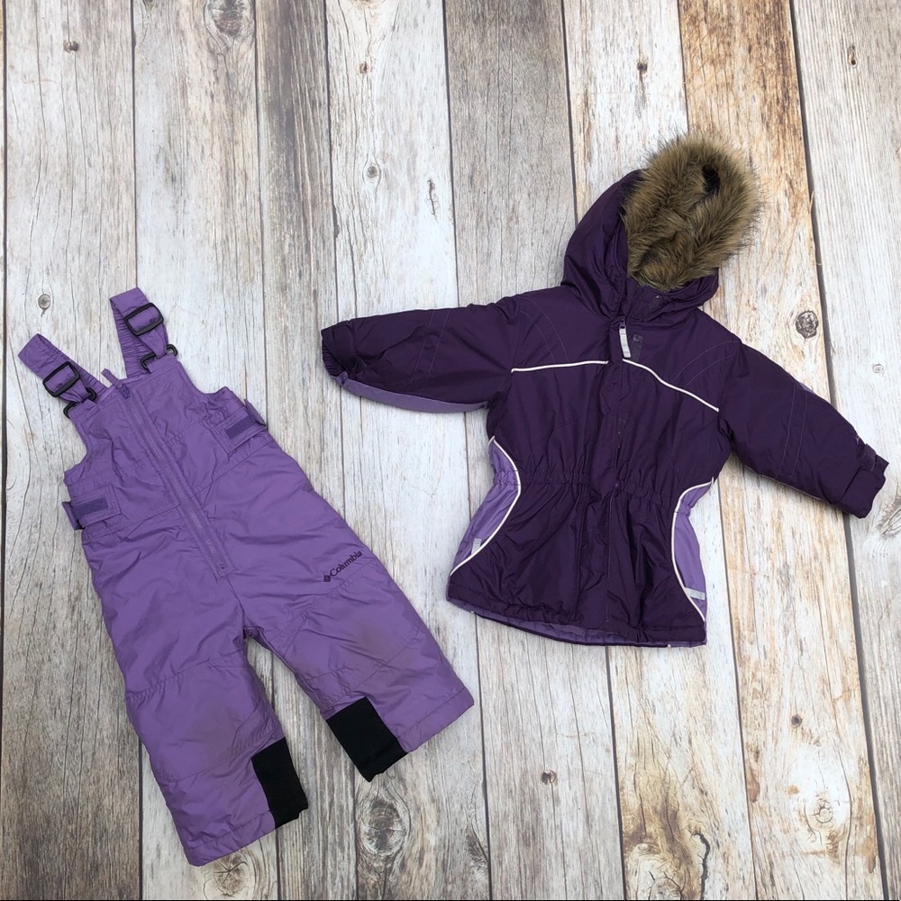 Columbia toddler Girl jacket & snow pants ski suit